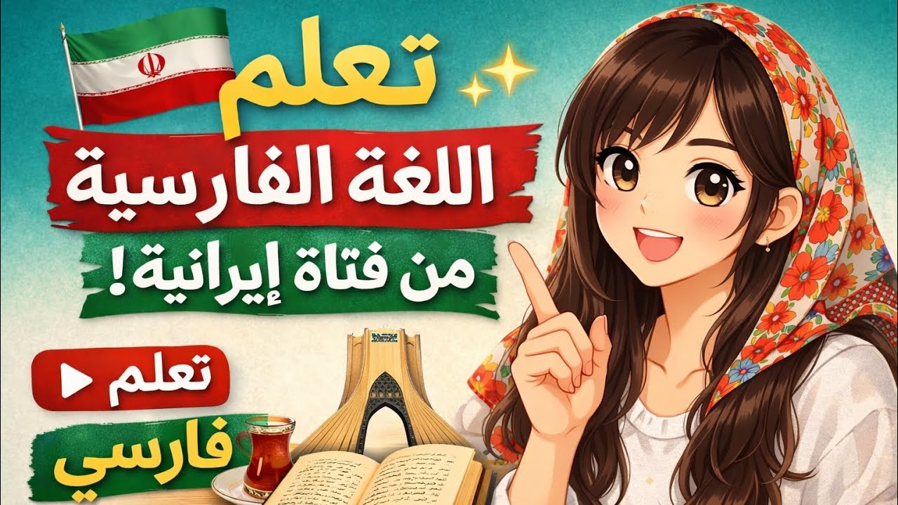تعلّم اللغة الفارسية من فتاة إيرانية 🇮🇷✨