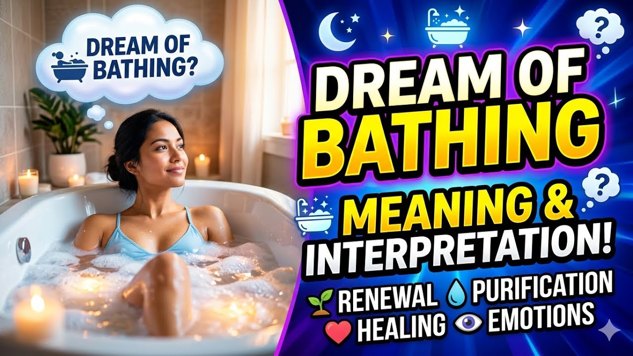 DREAM OF SEEING YOURSELF BATHING, MEANING & INTERPRETATION 