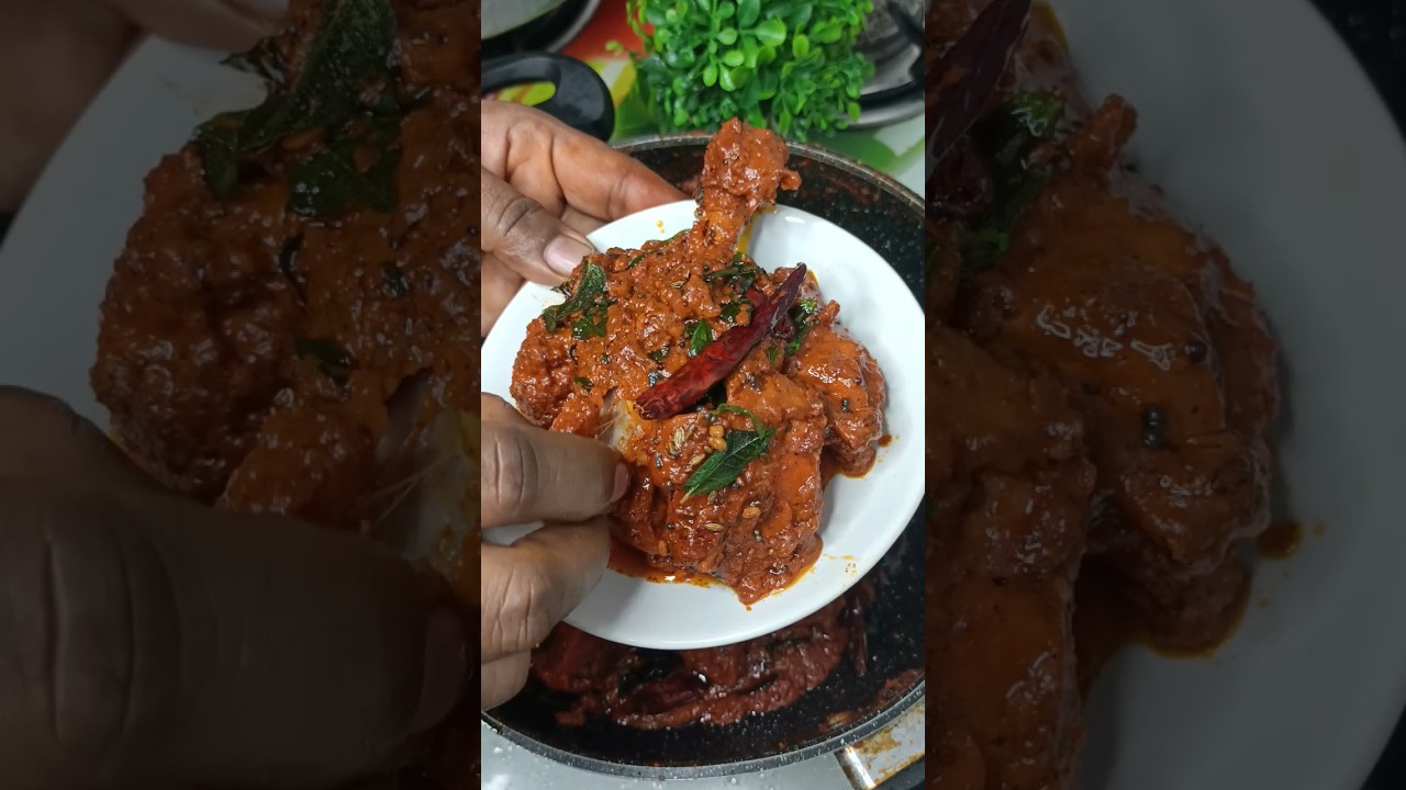 Achari chicken. Hyderabadi achari chicken. Hyderabadi chicken.