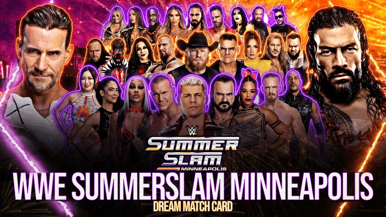 WWE Summerslam Minneapolis 2026 Dream Card v2