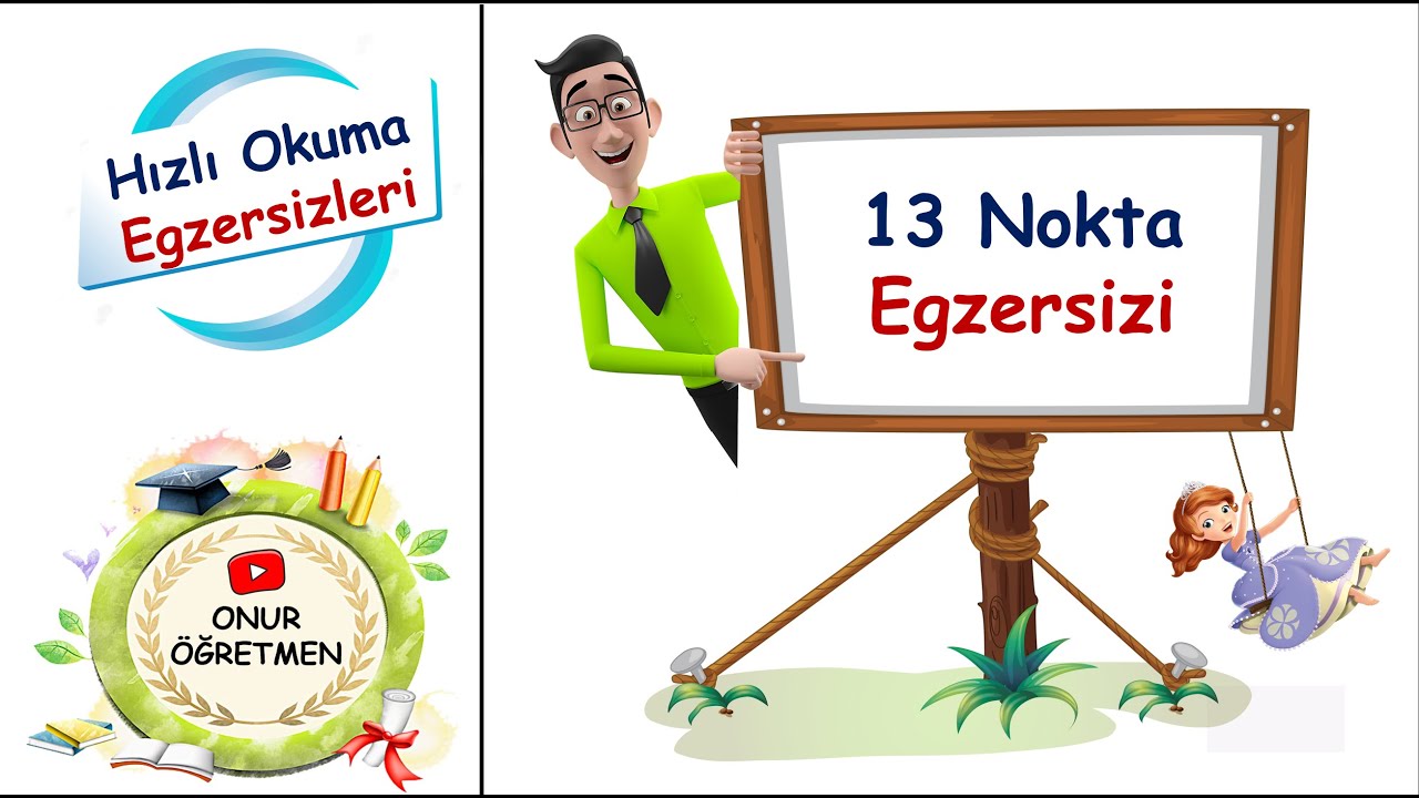 Hızlı Okuma Egzersizleri 1 - 13 Nokta Egzersizi ( 1 Dakika )