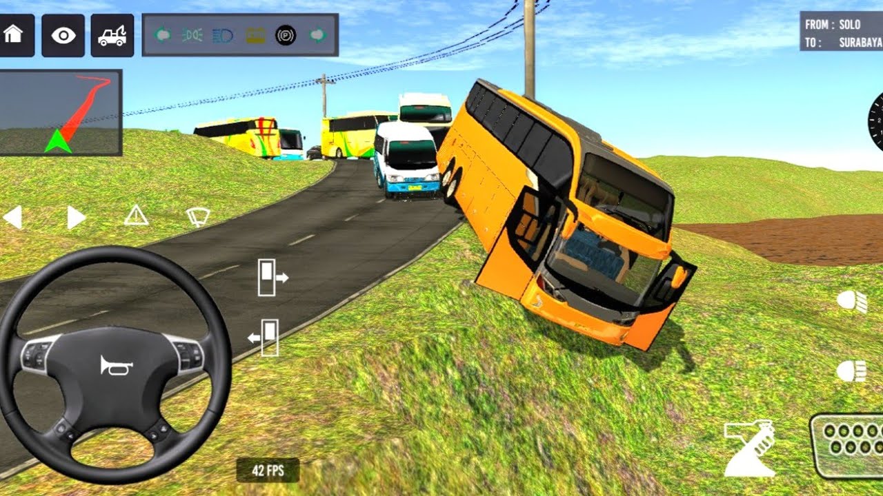 Indonesia Coach bus driving || Euro Bus Simulator 2025 Android gameplay || Part 22