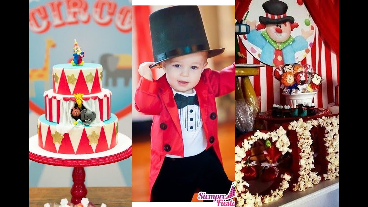 😍FIESTA DE CIRCO🎁 + ideas para 💡 DECORAR una FIESTA DE CIRCO