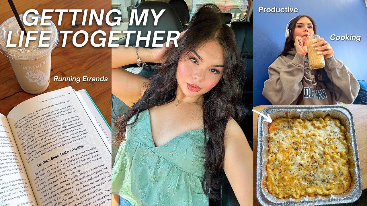 PRODUCTIVE VLOG! Cooking, Getting My Life Together, Self Care & Running Errands