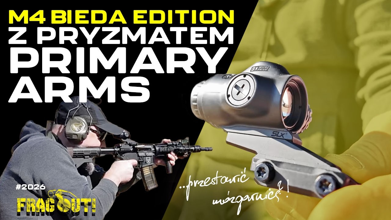 M4 Bieda Edition z pryzmatem x3 Primary Arms SLx 3x Micro Prism