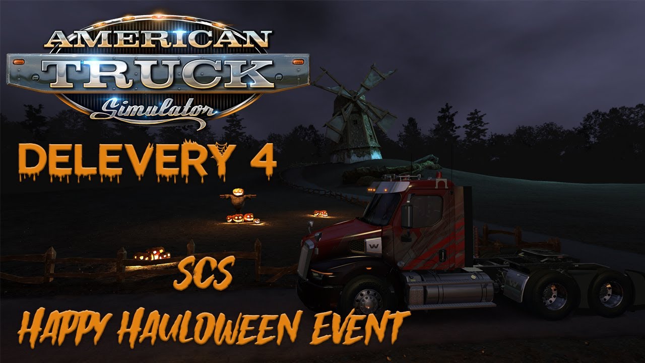 SCS Happy Hauloween Event | ATS | Halloween Treats Delevery 4 | PC Gameplay | 1080p60fps