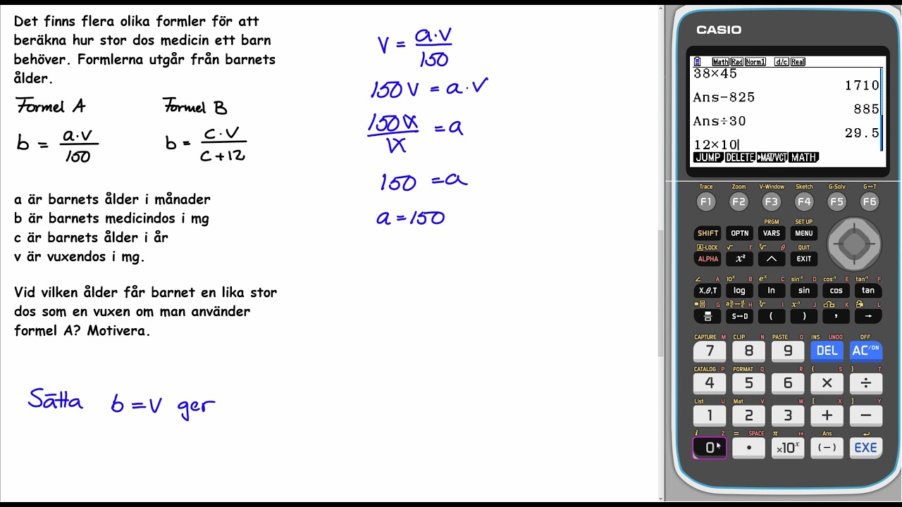 Matematik 5000+ 1c Uppgift 2370 a för reviderad ämnesplan 2021