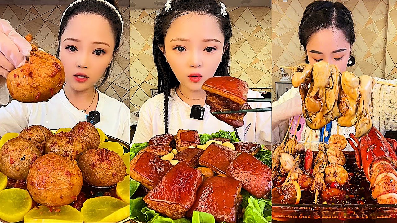 Real Mukbang :) spicy Pork Bellly Soothing Sounds While Enjoying Delicious 먹방 모음이 팅쇼 리얼 사운드 