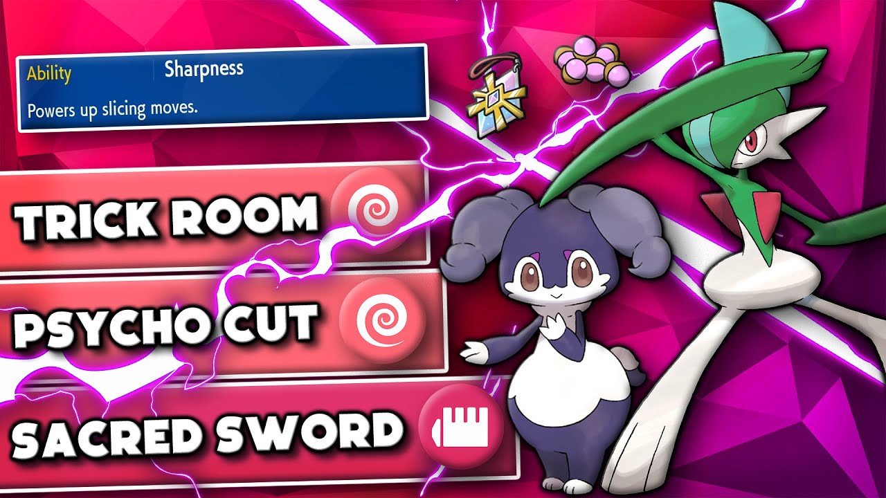SHARPNESS GALLADE Trick Room Team CLEARS OUT TEAMS in Ranked Regulation F