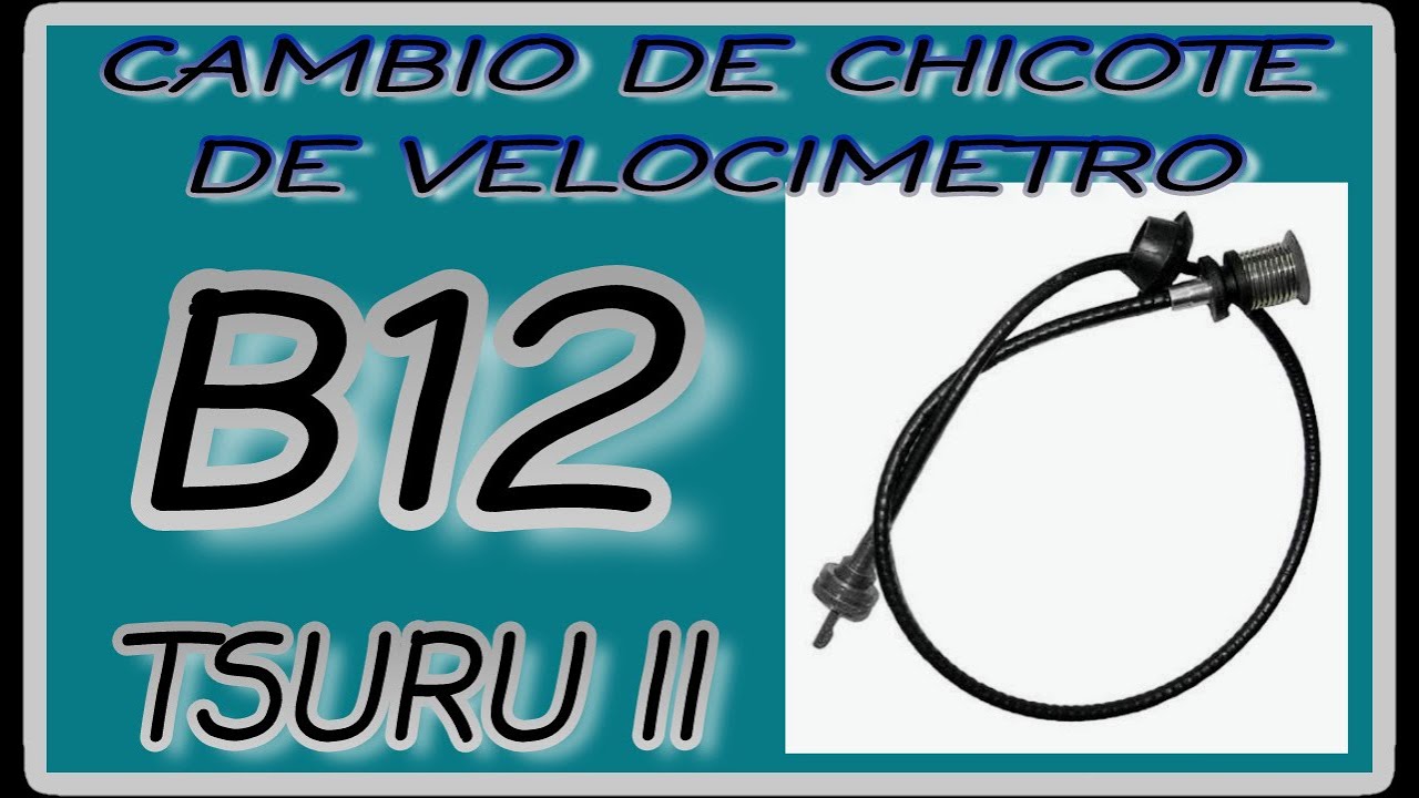 COMO CAMBIAR CHICOTE DE VELOCÍMETRO DE TSURU 2?😨aquí mostró como😎 #B12 #TSURU