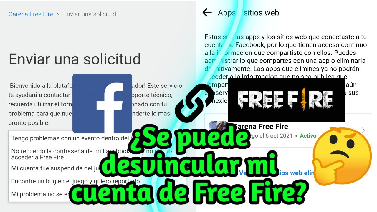 Como Desvincular mi cuenta de Free Fire de Facebook 2021🔗[Respuesta Definitiva]Desmintiendo Métodos