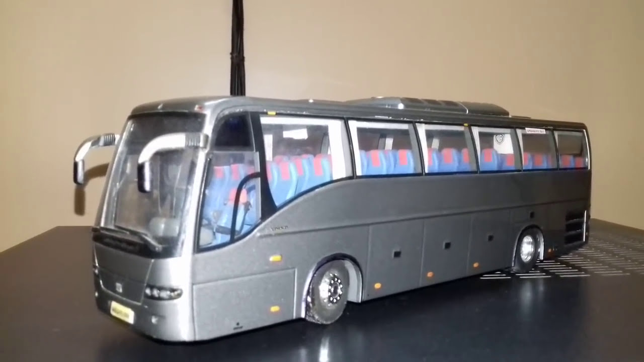 Volvo 9700 Tour bus in 1/43 scale.