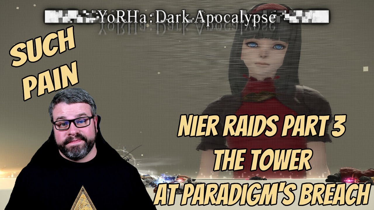 The Red Girl is EVIL! - Tower At Paradigm's Breach - REACTION! | NieR Raids Part 3