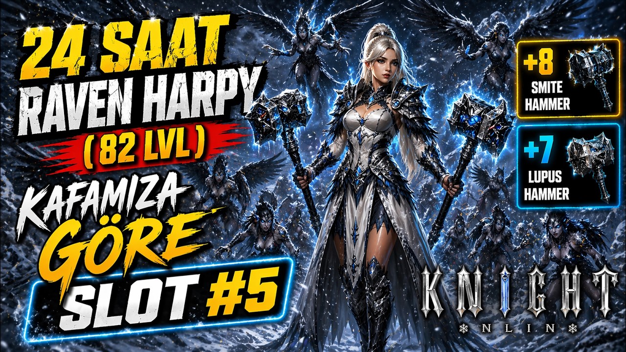 EN DEĞERLİ SLOTLARDAN BİR TANESİ ! #5 ( 24 saat RAVEN HARPY ) İNT PRİEST !