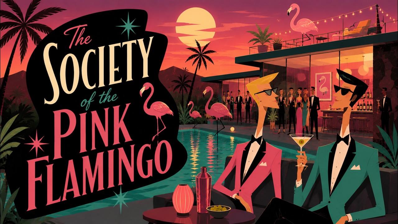 The Society of the Pink Flamingo | Exclusive Mid-Century Cocktail Jazz | Palm Springs Lounge