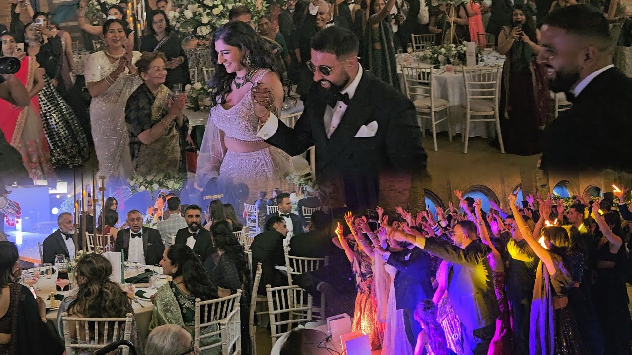 Wedding reception sneh & mital maher wedding UK