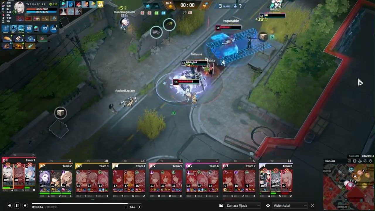 Garnet+Sissela+Vanya vs Debi&Marlene+Garnet+Rio