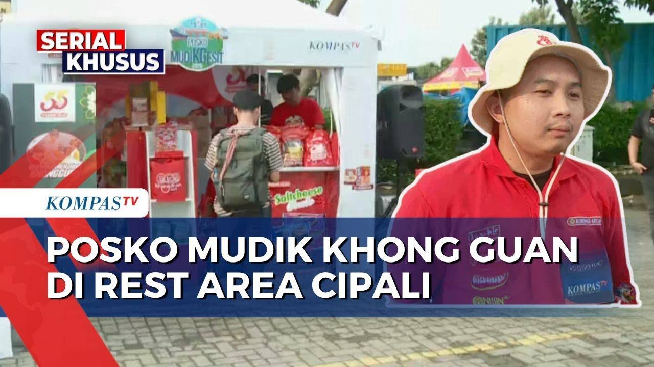Posko Mudik Khong Guan di Rest Area Cipali, Sediakan Fasilitas Istirahat hingga Mudik Gratis