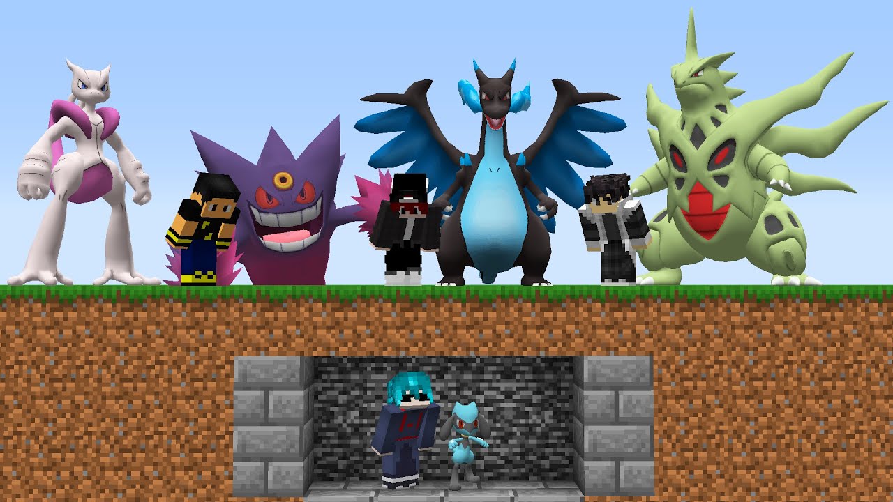 Minecraft Pixelmon Manhunt Com Mega Evoluções (1 Speedrunner VS 3 Caçadores)