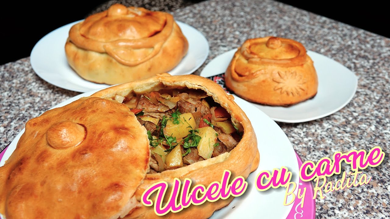 O reteta deosebita ce surprinde: carne cu legume la cuptor in ulcele de aluat - din retetele Raditei