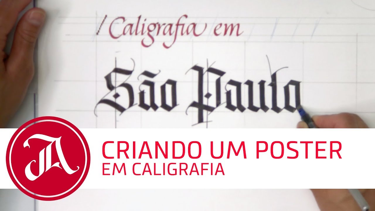 Criando um Poster em caligrafia - Dicas de composição