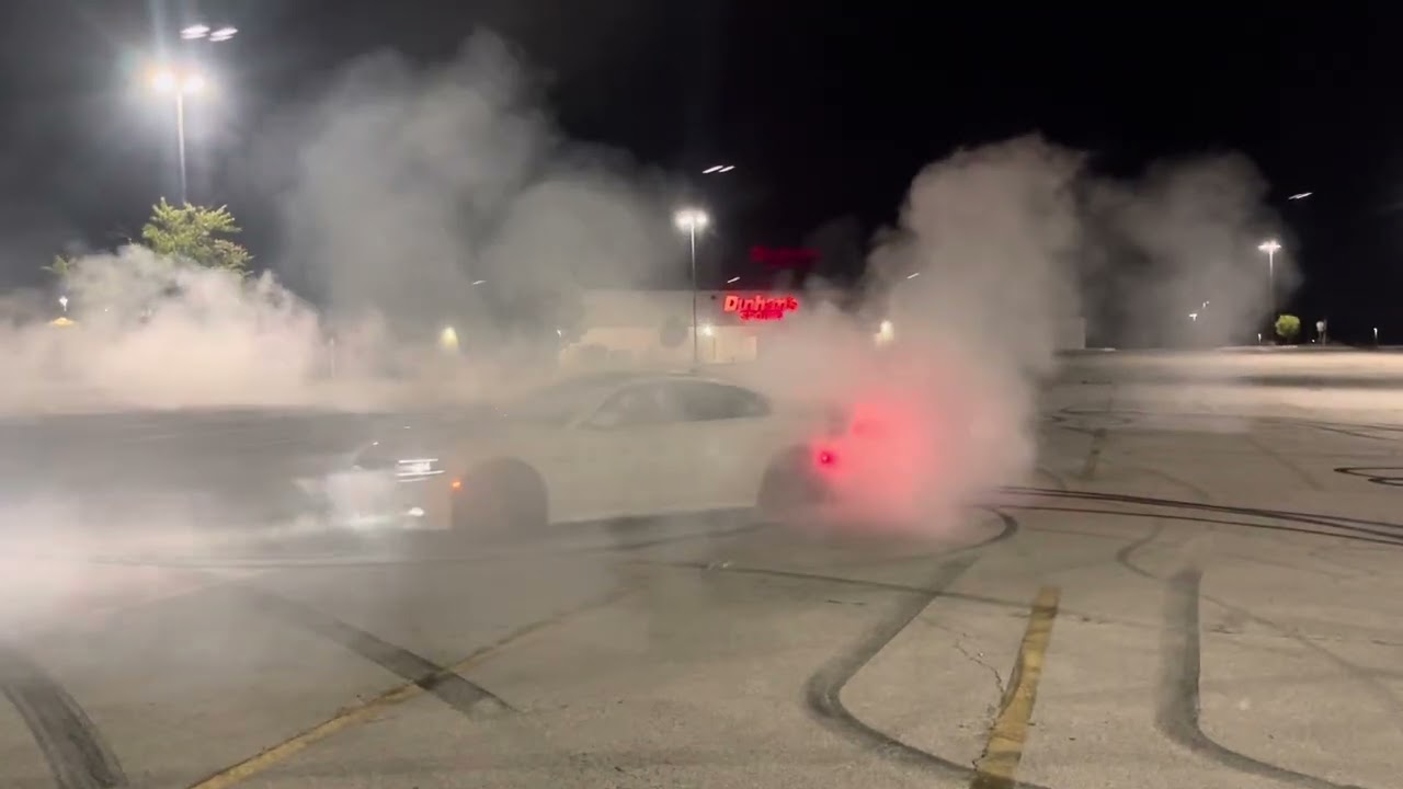Cutting up in a scat pack Daytona 
