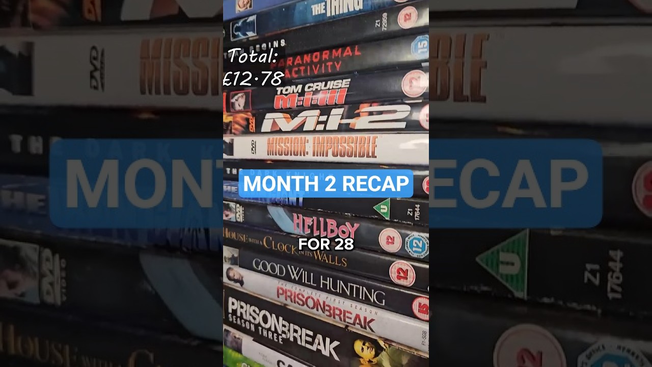 Cancel Your Netflix and Buy DVD's Instead (Month 2 Recap) #netflix #dvd