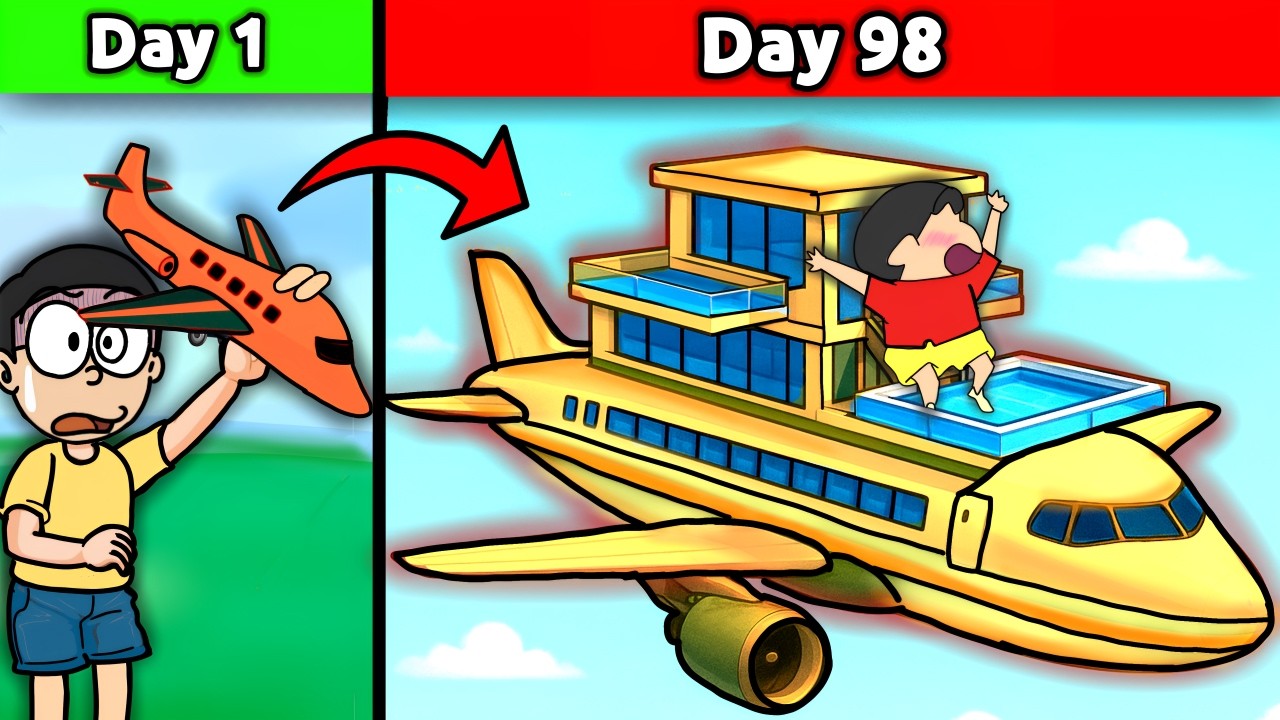 Shinchan Build Most Expensive Airplane! 😱