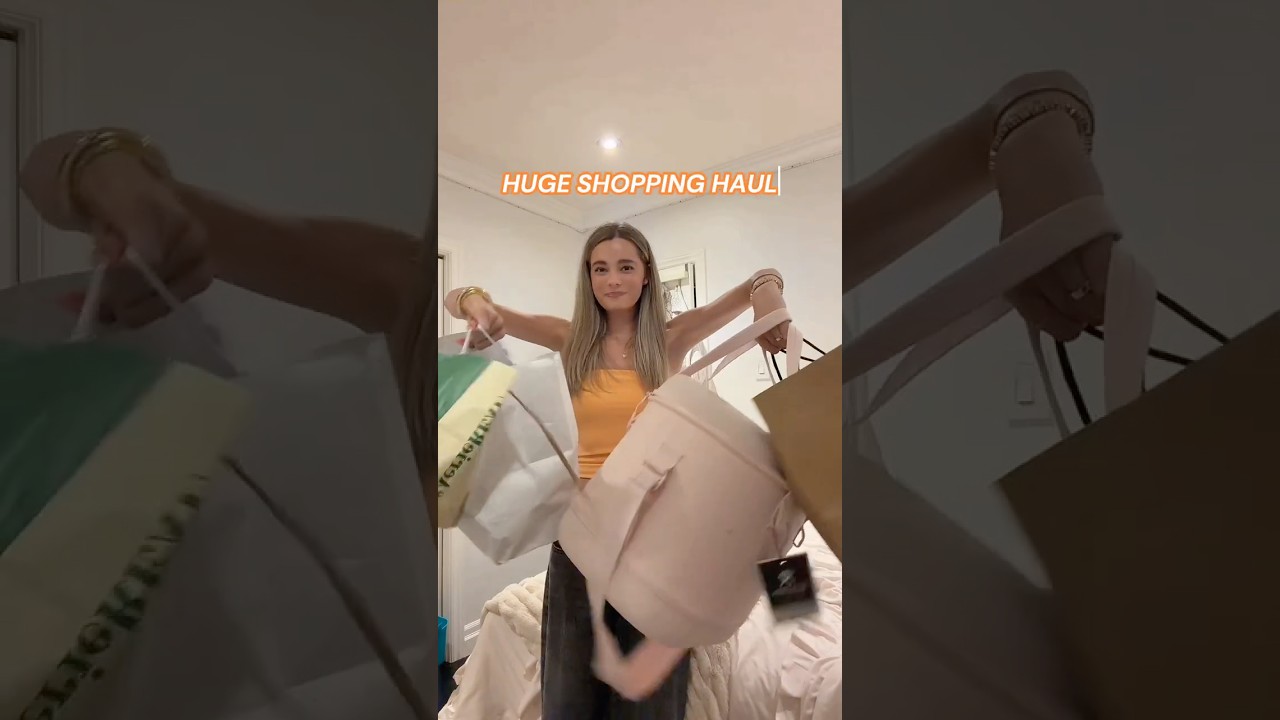 huge shopping haul!!! 🛍️🛍️ #haul #shopping #fyp #foryou #viral