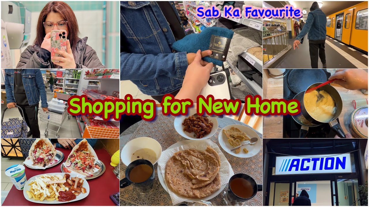Bohat Achi Shopping ho gae || Best Store in Germany || Tried Famous Food 🌮 Action Visit 🇩🇪