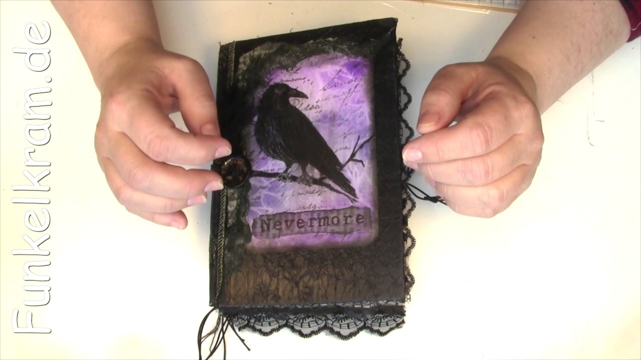 Junkjournal Nevermore UNIKAT