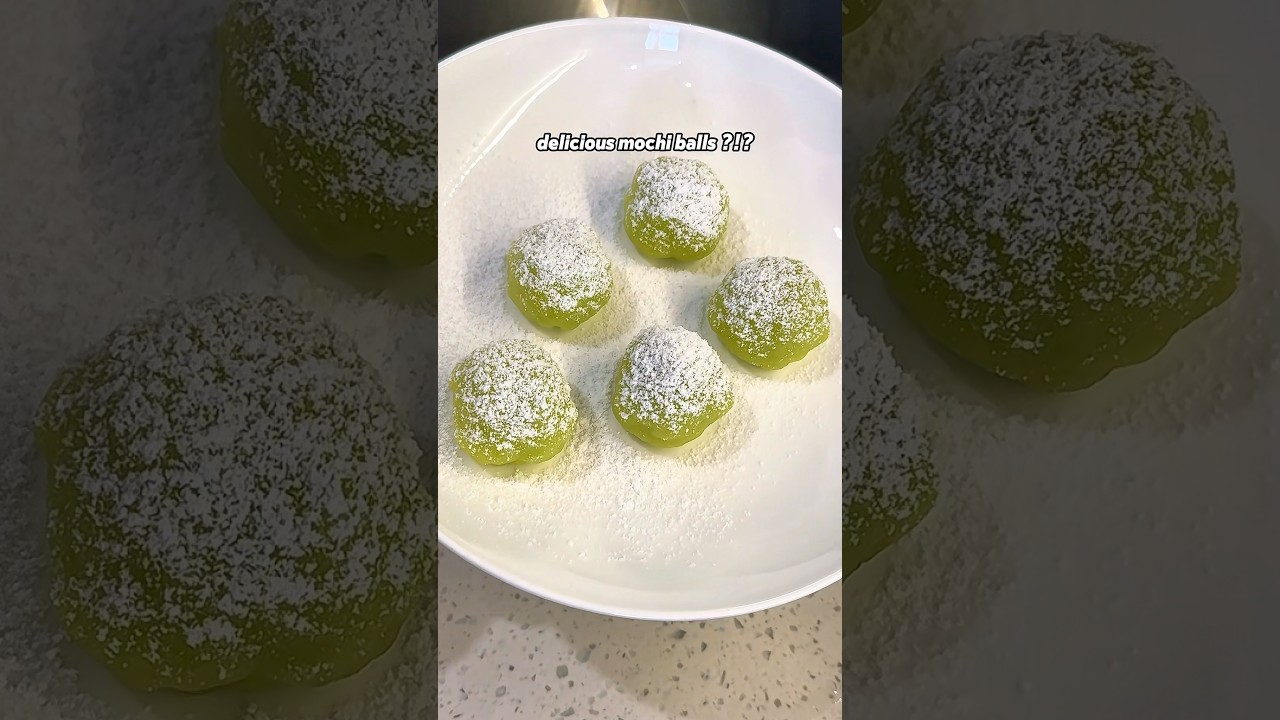 Delicious mochi balls?? from 