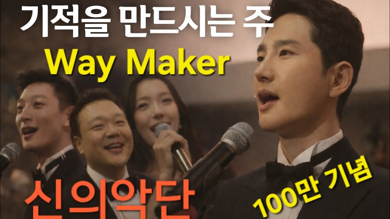신의악단 100만 돌파 축하드립니다!! | Way Maker [기적을 만드시는 주] 미공개 고화질 영상(가사포함) #박시후 #정진운 