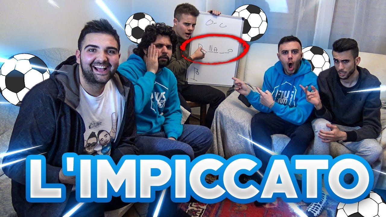 INDOVINA il CALCIATORE CHALLENGE con l'IMPICCATO!!! - w/ Fius Gamer, Ohm, T4tino23