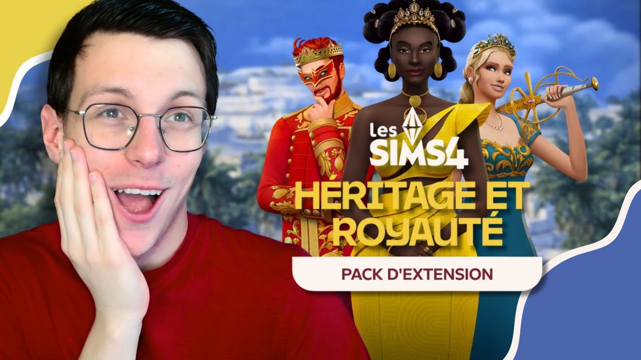 LE NOUVEAU TRAILER DES SIMS 4 HÉRITAGE ET ROYAUTÉ : RÉACTION avec @goudisbi 👑🩷