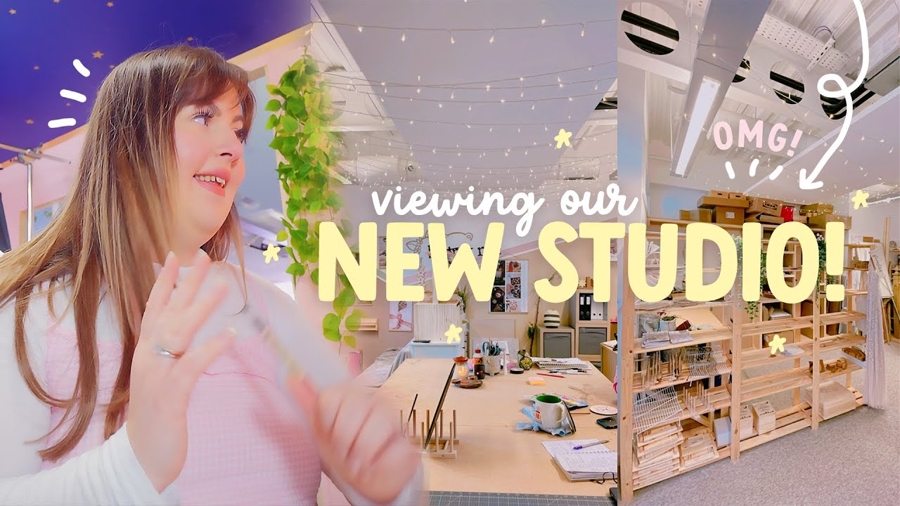 SMALL BUSINESS DIARIES ~ VIEWING OUR NEW STUDIO! OMG 🤩