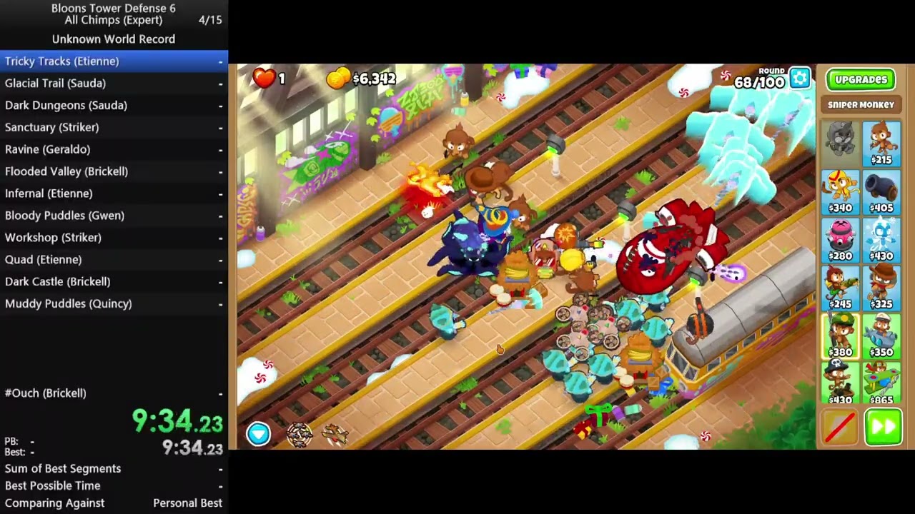 [BTD6] All Expert Chimps Speedrun in 