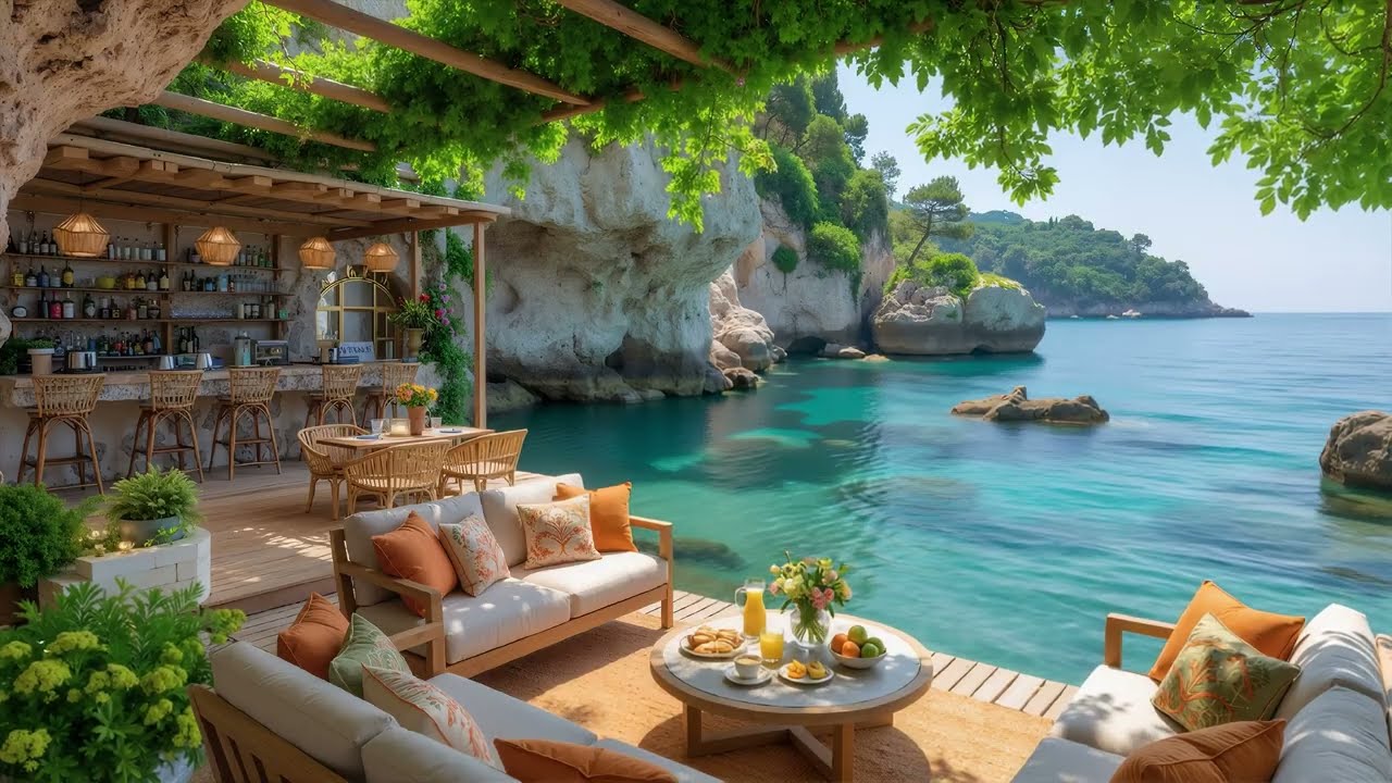Spring Jazz Café Escape - Relaxing Jazz Music At Spring Coffee Shop Ambience For Focus & Calm