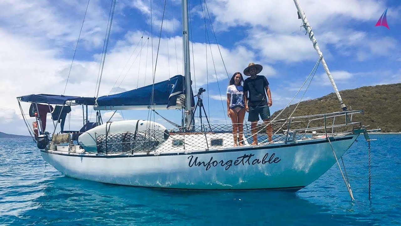 Couple Sails the World in a CHEAP TINY OLD boat - Unforgettable Sailing