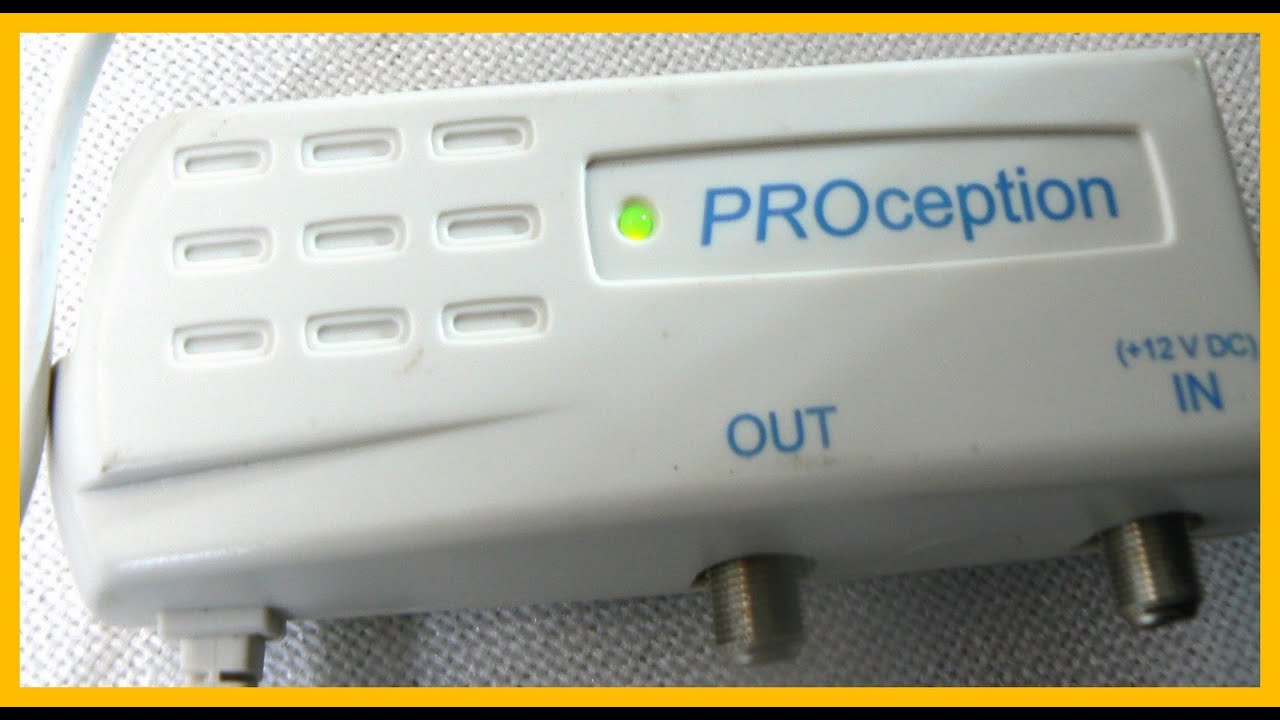PROception F Type Masthead Amplifier Booster Power Supply 1 Way PROPSU11F Working