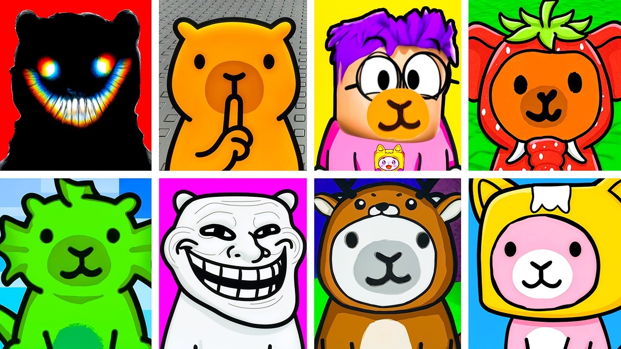 Finding EVERY CAPYBARA In ROBLOX FIND THE CAPYBARA!? (ALL CAPYBARAS UNLOCKED!)