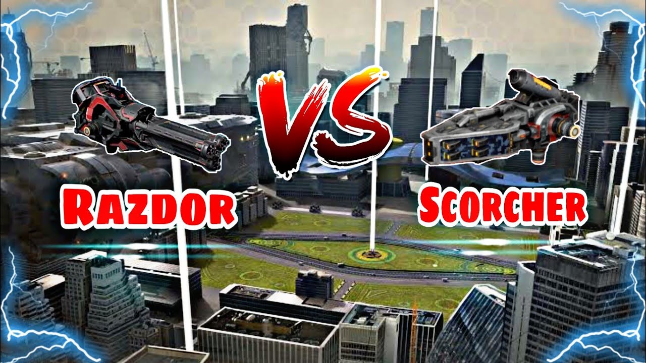 Razdor VS Scorcher Comparison in |War Robots|