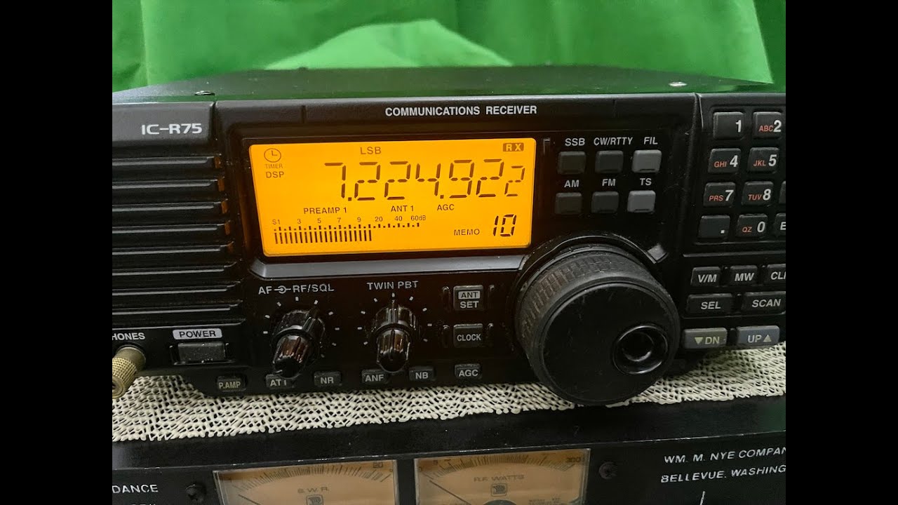 Review of the Icom IC-R75 Communications Receiver by WB6JLA