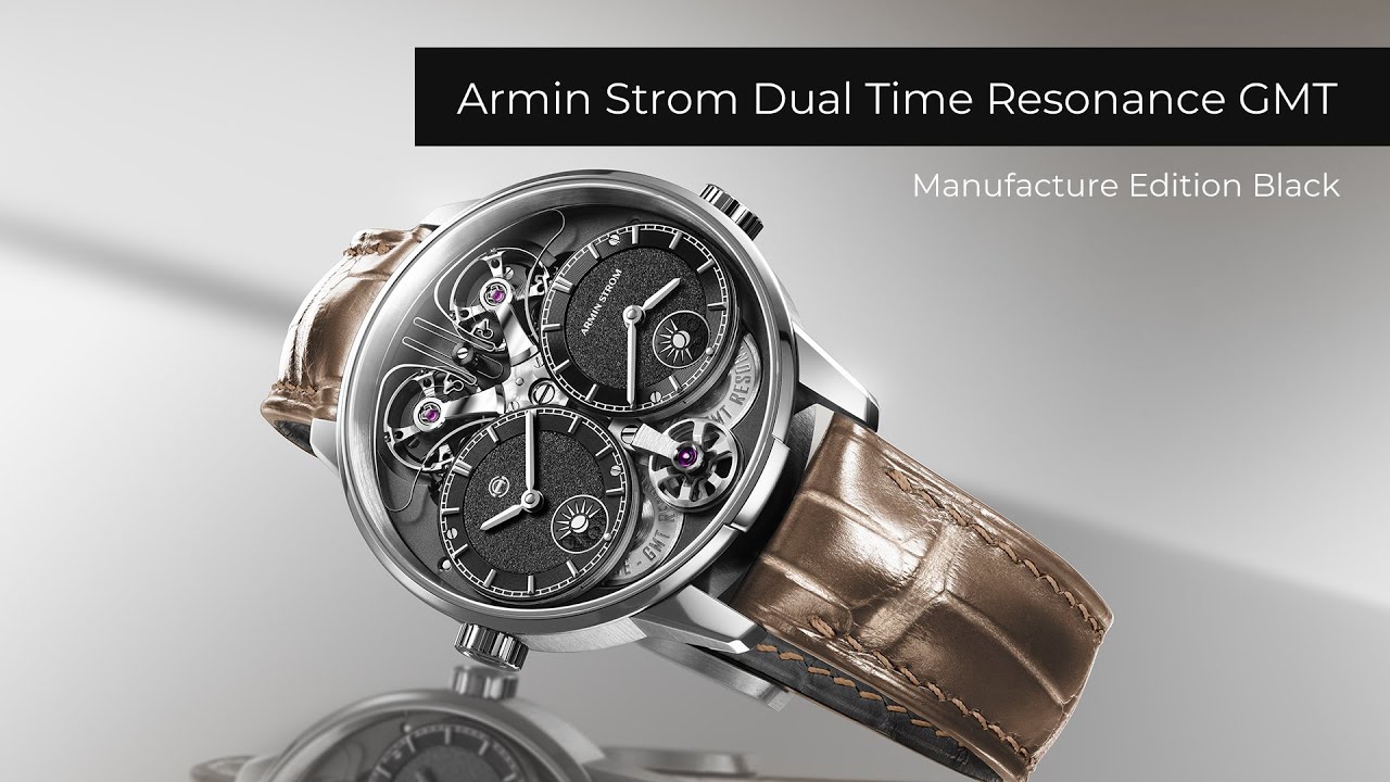 Armin Strom Dual Time Resonance GMT Manufacture Edition Black