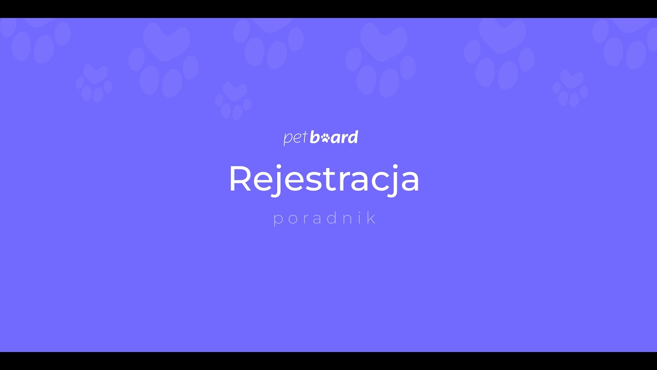 PetBoard Rejestracja