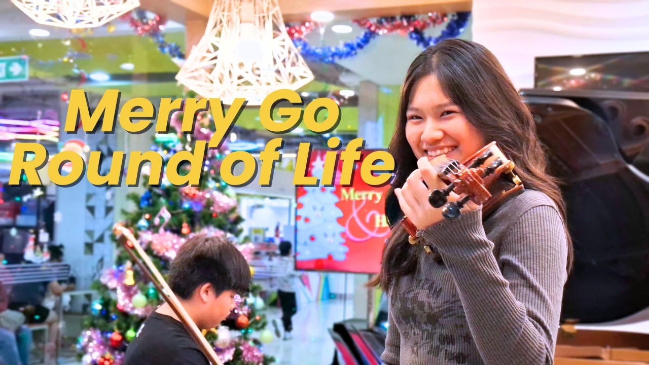 ไวโอลิน | Merry Go Round of Life | คอนเสิร์ต | น้องผิงผิง & น้องสกาย