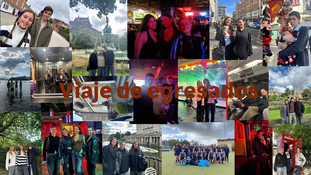 Viaje de egresados parte 1// Europa (Edimburgo, Saint Andtruth, Keswick, York)🇬🇧❤️