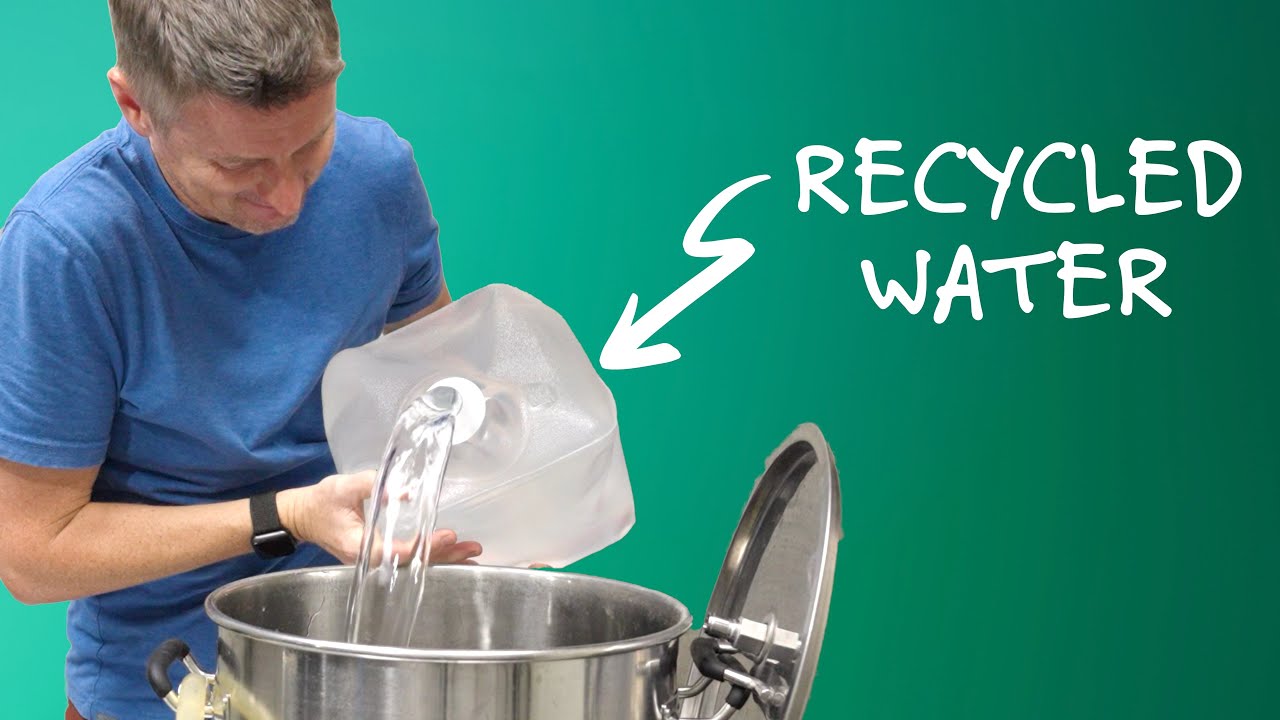 Brewing German Helles with Recycled Water