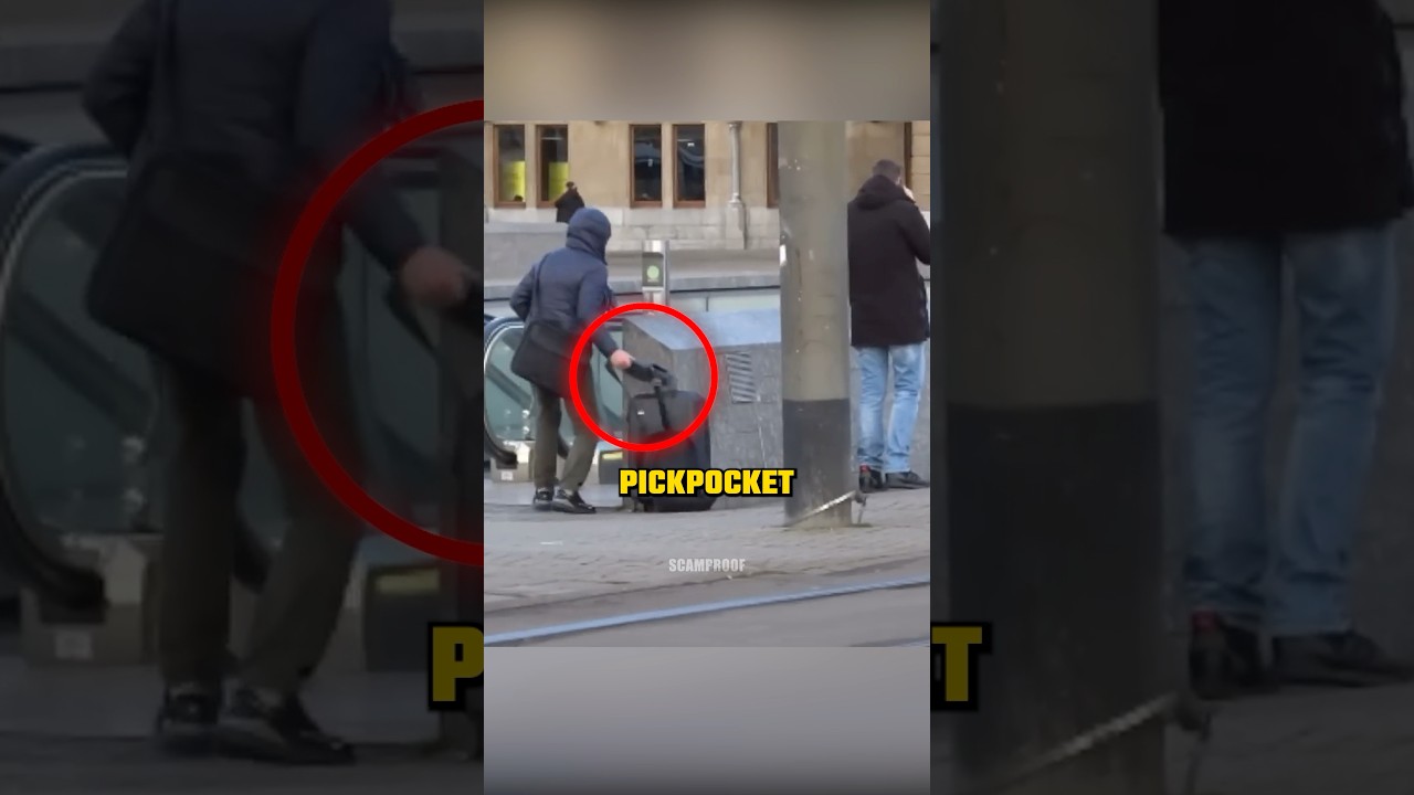 Undercover cops bait pickpocket