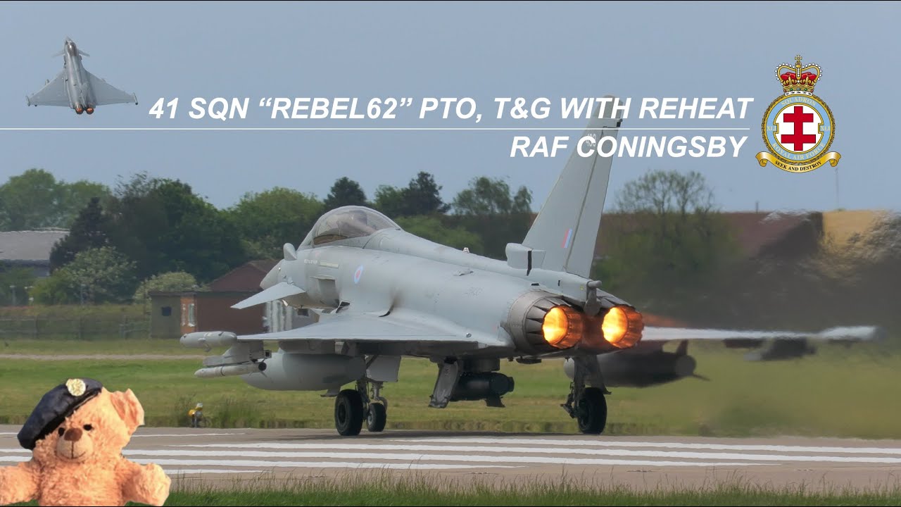 Stunning Performance Takeoff "REBEL62" Scotland & Back In 80 Mikes, T&G w/Reheat | Typhoon ZK433